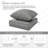Outdoor Deep Seating Cushion Set Indoor And Outdoor Seat / Back Cushion-346699381-346699270