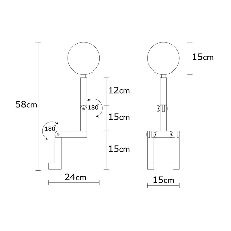 Lampe de table Blanchard