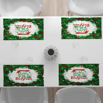 Polyester Abstract Rectangle Placemat