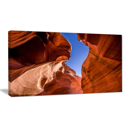 «Grand Antelope Canyon», reproduction de photo sur toile tendue encadrée