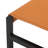 Rowayda 18'' H Leather Upholstered Metal Armchair-846916026