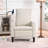 Recliner Chairs For Adults, Adjustable Recliner Sofa With Mobile Phone Holder & Cup Holder, Modern Reclining Chairs Fabric Push Back Recliner Chairs-572517648