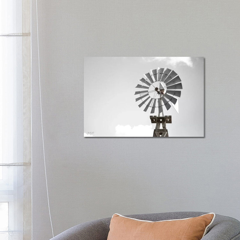 Windmill by Lauren Rader - Print on Canvas, Wrapped Canvas, 45.72cm H x 66.04cm W x 1.91cm D