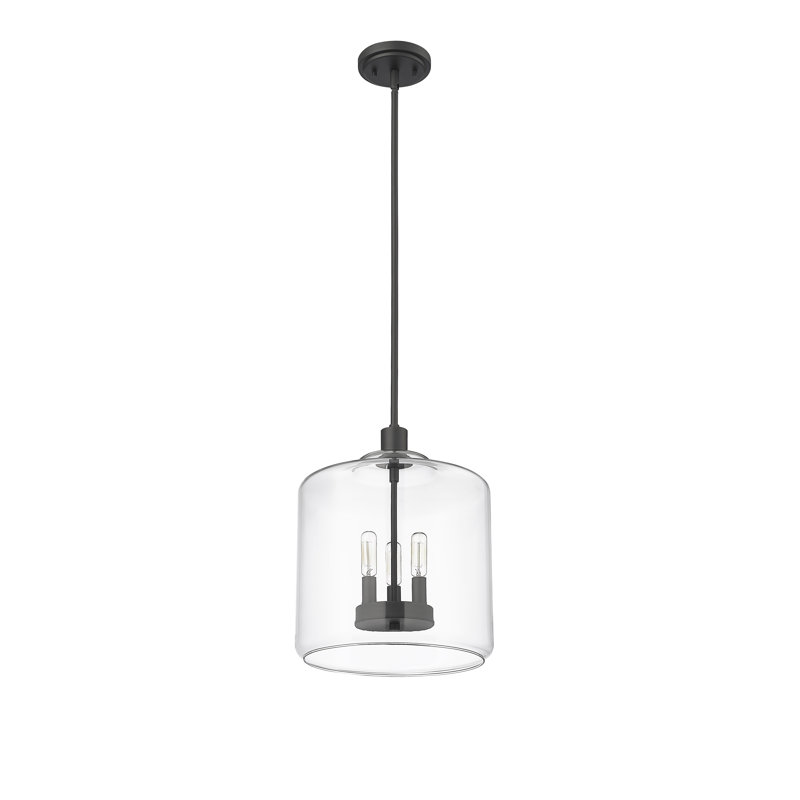 Arvidson 3 - Light Dimmable Matte Black Pendant