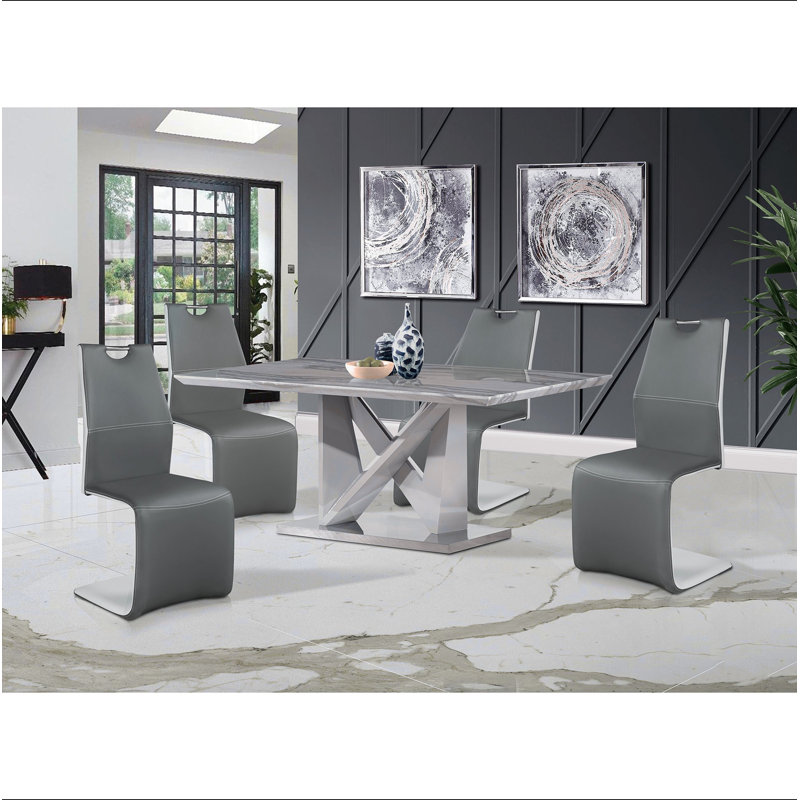 CAROLINE GREY DINNG TABLE