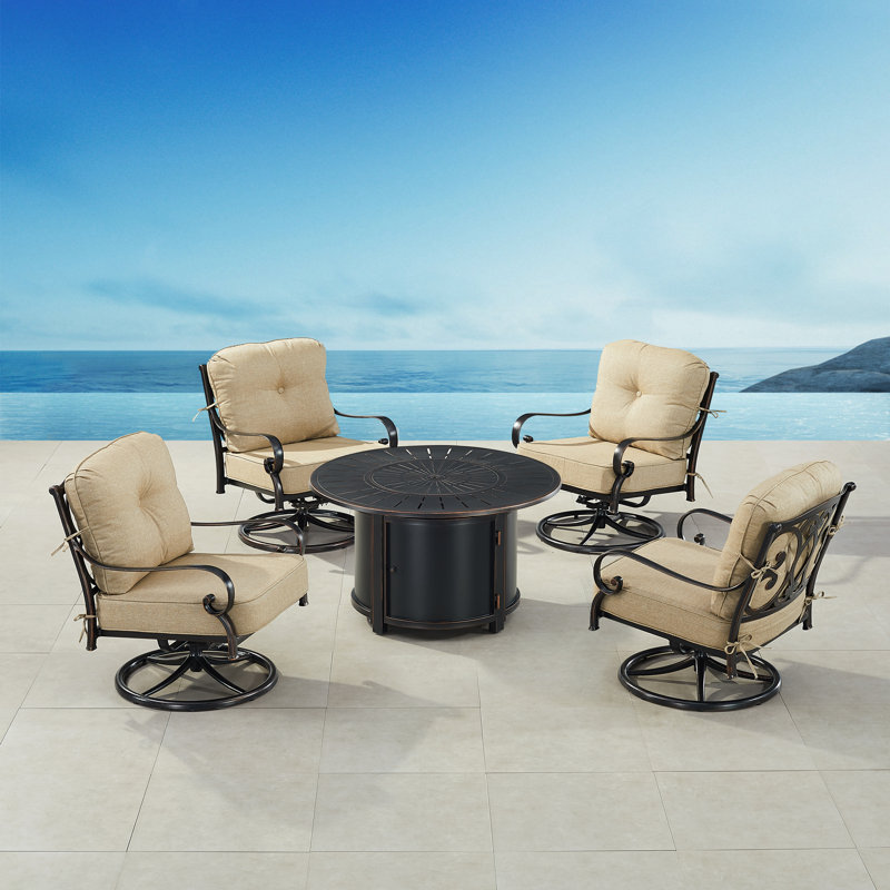 Hagen Outdoor 6 - Piece Conversation Set