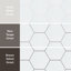 Carreau de porcelaine Hexitile 7 po x 8 po