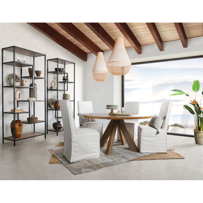 Luminaire suspendu en forme de goutte à 1 lumière avec accents en fer forgé, H 34,6 po x l 21,6 po x P 21,6 po