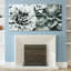 « fleurs », impression sur verre