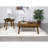 Square Wood Side End Table