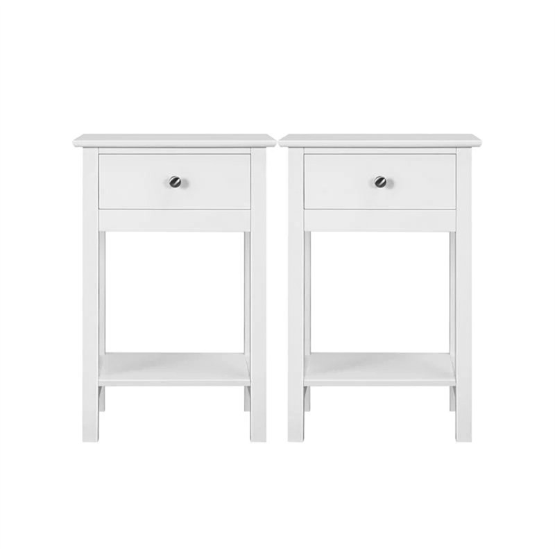 Adelino 40cm W Manufactured Wood Bedside Table