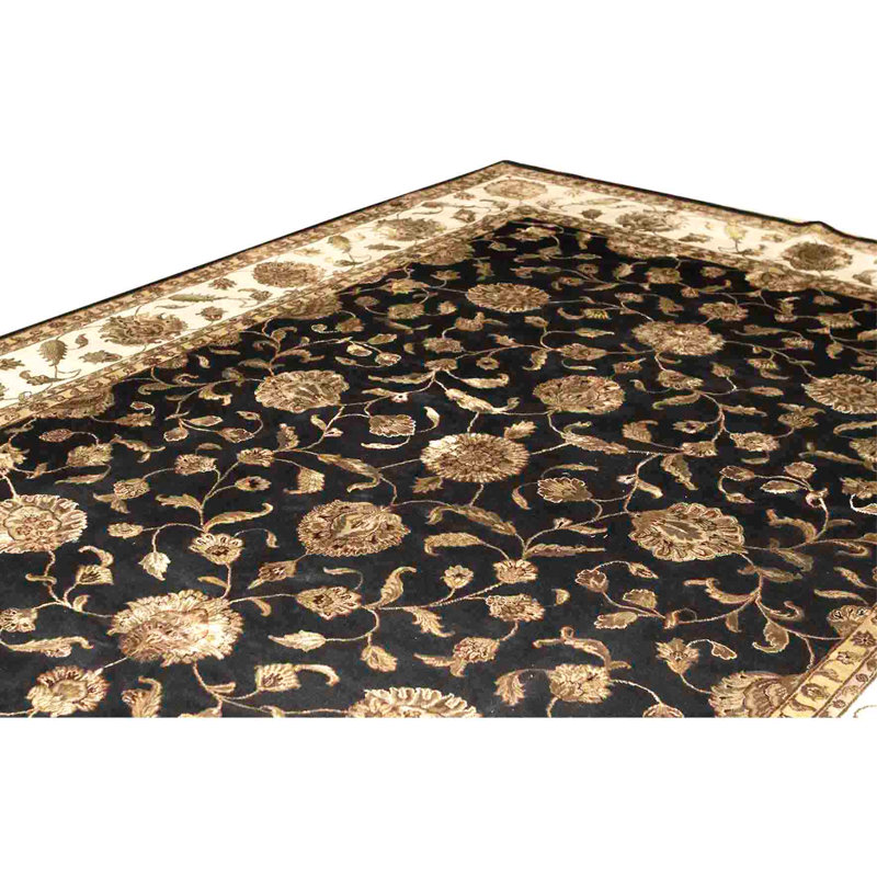 Tapis rectangulaire noué à la main