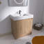 Ensemble de meuble-lavabo sur pied 30 po avec lavabo en résine Quarnar, 2 portes à fermeture douce, tablette réglable-946862109-946862110