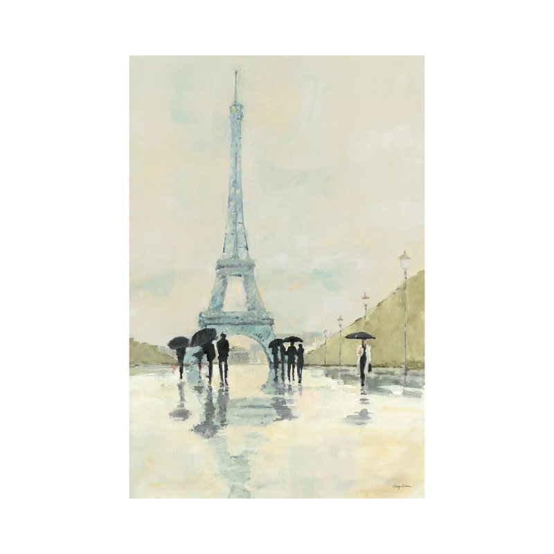 «April in Paris» - Giclée sur toile tendue avec châssis, H 40 po x l 26 po