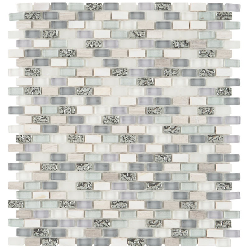 Carreau de mosaïque en pierre naturelle 0,37 po x 0,62 po Paradox, Casse-tête