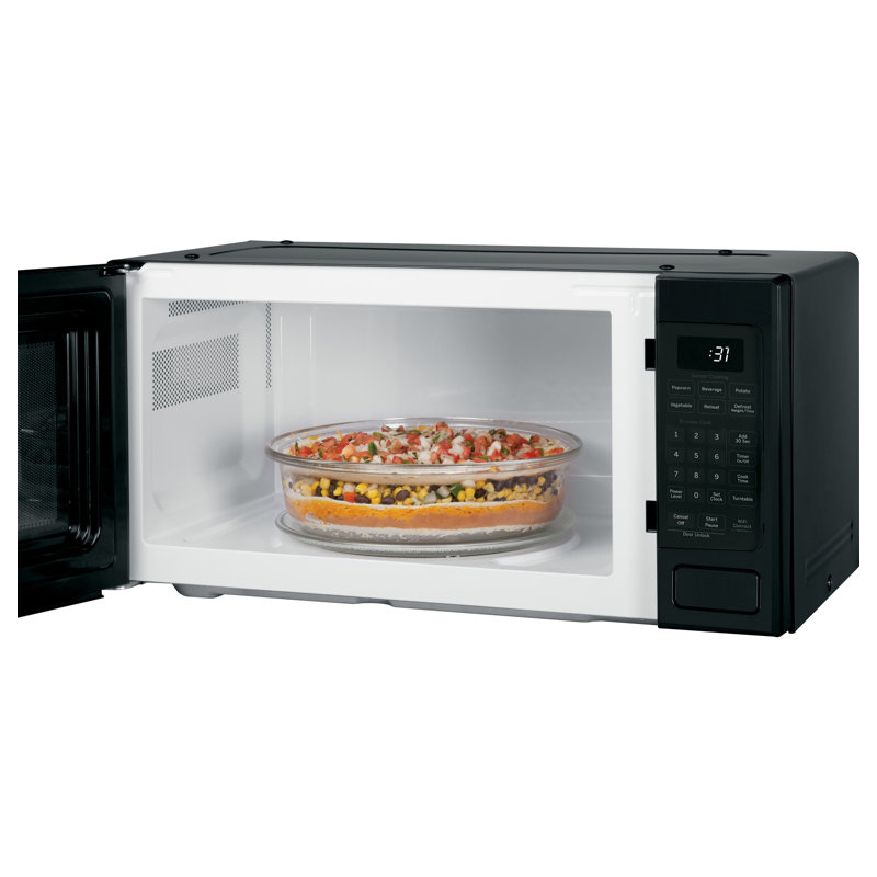GE Profile 1.1 Cu. Ft. Countertop Microwave Oven, Black