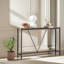 120Cm Rustic Console Table Metal Frame Entryway Hallway Living Room
