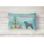  Coussin décoratif intérieur / extérieur Bouvier Des Flandres Christmas