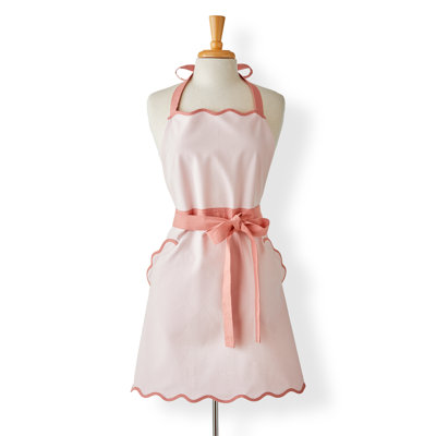 Purple Scallop Hostess Apron Cotton