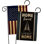 Drapeau de jardin à 2 côtés en polyester 18 x 13 po