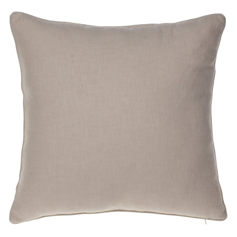 Housse et insert de coussin carré Flora, Fer / Curry / Épice