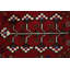 Tapis unique en laine noué à la main style Shiraz des années 2010 de 3 pi 6 po x 4 pi 11 po rouge