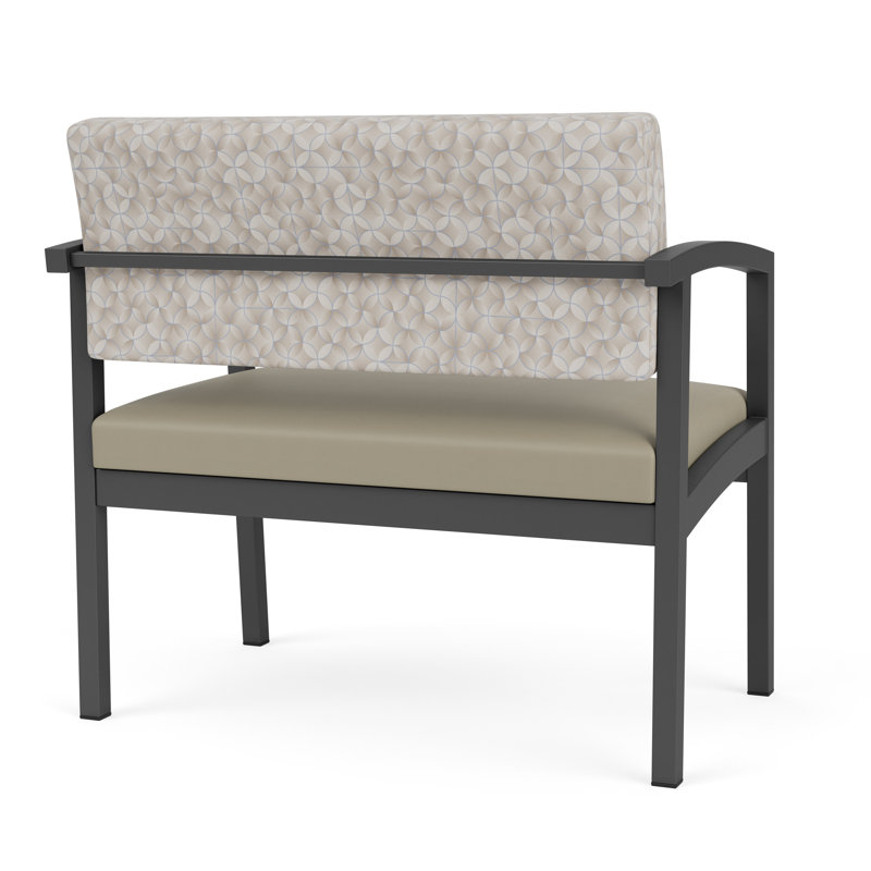 Chaise en acier Lenox, Gris anthracite, Kaleidoscope Iceberg - Tour de guet Sentry