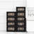 24" Side Wide Folding Storage Cabinet ,5 Tiers,23.62"×13.78"×59.84",Collapsible Storage Bins With Magnetic Door, Plastic Storage Cabinet With Wheels-848432054