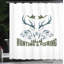 Ensemble de rideau de douche avec crochets de chasse-44340043