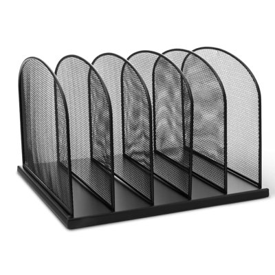 Classeur de bureau Onyx ™ avec cinq sections verticales