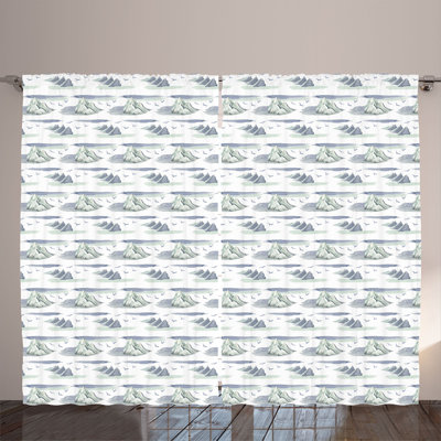 Semi Sheer Curtain Pair