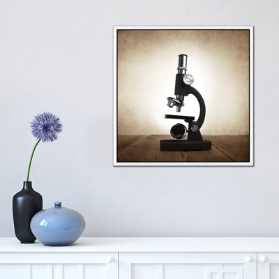 Microscope - Print on Canvas