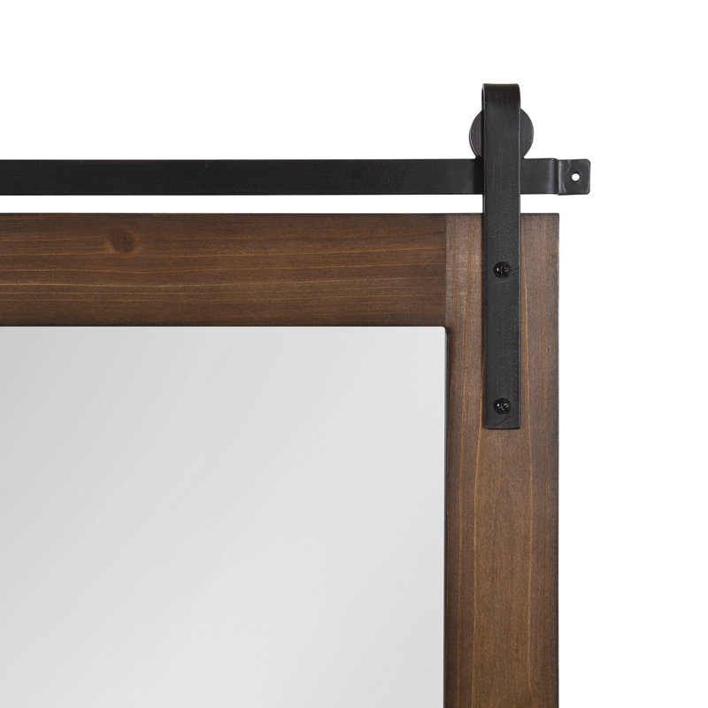 Miroir Dayanah, 26,75 po x 41,5 po, Noyer brun