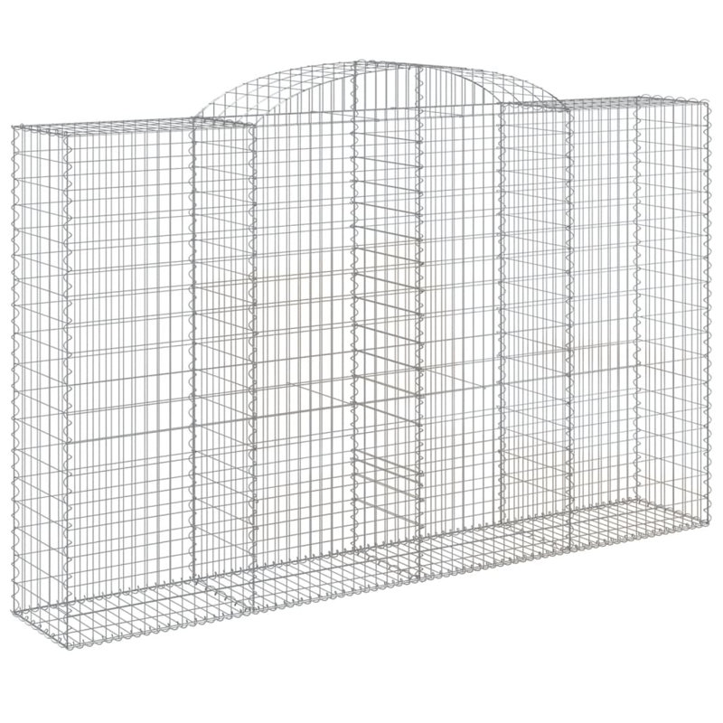 Briceida Silver Galvanised Iron, 200cm H x 300cm W x 50cm D