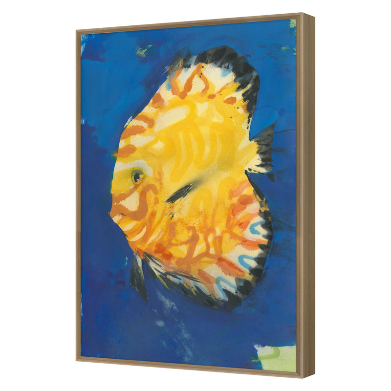 Life Aquatic 4 Print by PC Ngo, Gold, 30" H x 20" W