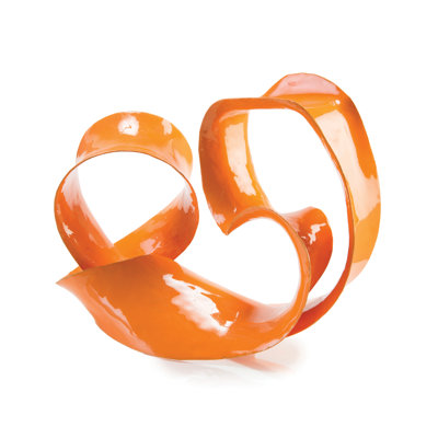 Sculpture de Ronaldo en orange