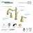 Kingston Brass Heritage Two-Handle 3-Hole Deck Mount Widespread Bathroom Faucet with Pop-Up Drain-29272866
