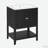 24" Solid Wood Frame Bathroom Vanity Ceramic Sink