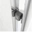Porte de douche coulissante double demi-cadre l 44 à 48 po x H 72 po - Chrome, verre trempé de 1/4 po (6 mm) pour douche à l'italienne