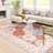 Wymond  Machine Washable Moroccan Area Rug Aztec Geometric Carpet With Non-Slip Backing-111822406