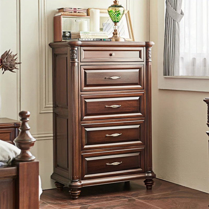 Walnut Solid Wood Accent Cabinet