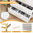 4 Drawer Dresser For Bedroom, Tall Bedroom Dresser With Large Drawer & Golden Handles, Wooden Modern Storage Cabinet Chest Of Drawer For Bedroom,Closet,Hallway-326827250