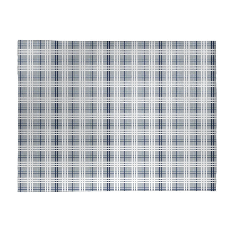 Plaid Indoor Rug, Rectangle 9' x 12'