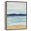 Watercolor Ocean Horizon II, reproduction encadrée - bois massif-2058773405
