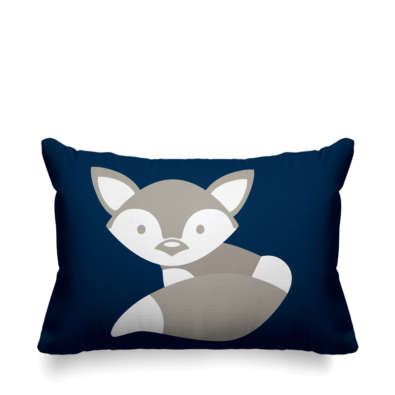 Coussin , Bleu marine, H 20 po x l 14 po, Rectangulaire