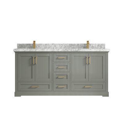 Ensemble de meuble-lavabo double 72 po Esin