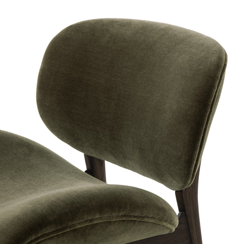 Celine Side Chair, Sienna Brown, Monte Olive Wool