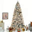 9 Ft Artificial Christmas Tree With 750 Clear Lights For Home /Office /Holiday