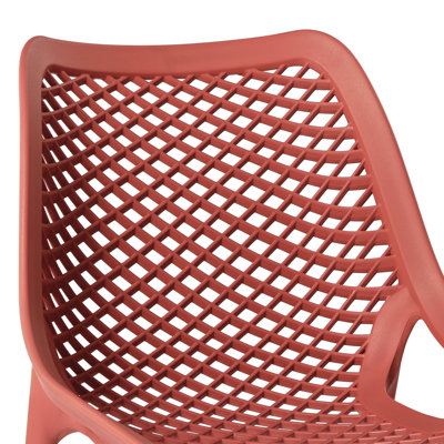 Chaise de salle à manger d'extérieur empilable
