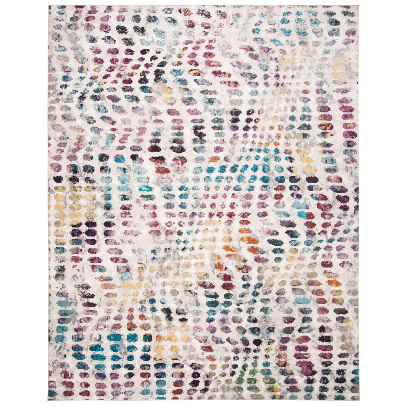 Malvina Performance Abstract Rug, Rectangle 9' x 12'